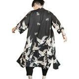 Kimono Japonés For Hombres Yukata Outwear Albornoz Vi