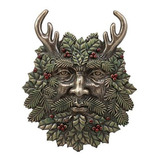 Ebros Gift The Horned God Winter Season Greenman Pan - Placa