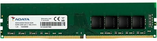 Memoria Ram U-dimm Adata Premier 16gb 3200mhz Ddr4