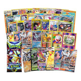 Lote De 80 Cartas De Pokemon Hologramadas Souvenir Piñata 