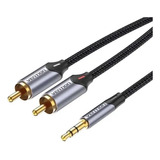 Cable Audio Auxiliar 3.5mm A 2rca Vention Macho A Macho 2m