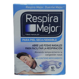 Respira Mejor Parche Nasal Piel Sensible 10 Unidades