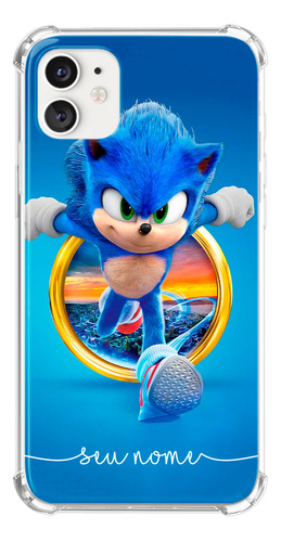 Capa Capinha Com Nome Personalizada Sonic 4
