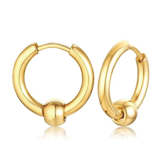 Aros Punk Hombre Mujer Gold Manba Earing Moda 2021 .x