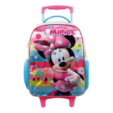 Mochila Rodinhas G Escolar Minnie Colorido Pop Xeryus 11440