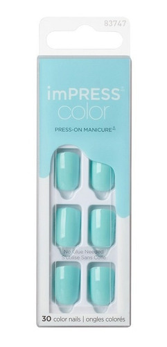 Uñas Impress Color - Modelo Mint To Be