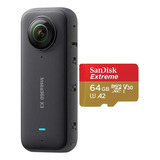 Cámara Deportiva Insta360 One X3+64gb