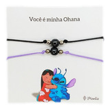 Pulseiras Amizade Barata Magnéticas Llilo E Stitch Familia 2