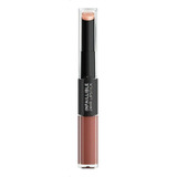 L'oréal Paris Lipstick Infallible 24hr X3 Dos Pasos 101 Everlasting Paris Brillo
