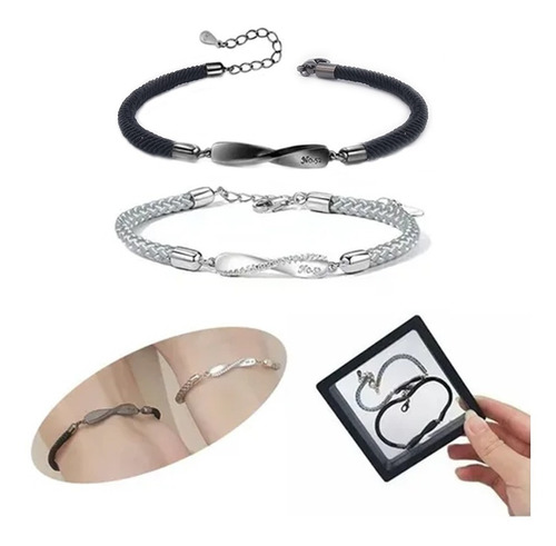 Pareja Pulsera Mobius Anillo Regalo De San Valentín