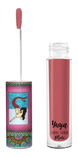 Yuya Labial Liquido La Sirena Lipstick Mate Larga Duracion Color Chocolate