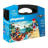 Playmobil 9102 Valija Pirata Y Soldado Con Bote Cañon Intek