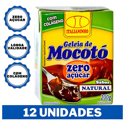 12 Geleias De Mocotó Zero Açúcar Italianinho 200g Colágeno | Frete grátis