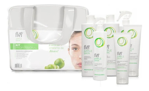 Kit Limpeza De Pele Apple Skin 6 Produtos Fler