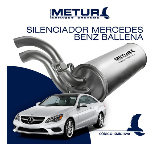 Silenciador Mercedes Benz 280/350 Ballena 2000/04 Foto 5