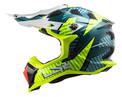 Casco Moto Mx Ls2 700 Subverter Evo Motocross Kevlar Mdelta