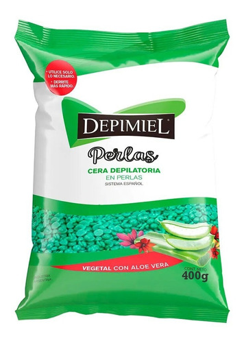 Depimiel Cera Depilatoria Vegetal Perlas X400grs