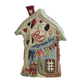 Blue Sky Ceramics Love Lives Here Candle House, Multi