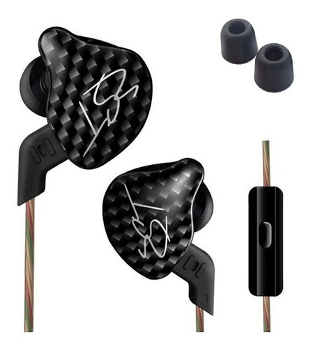 Promoción! Audifonos Kz Zst Pro Monitores In-ear Negro Mic