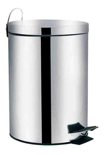 Lixeira Com Pedal E Balde Interno Ágata Inox 3 Litros Mor