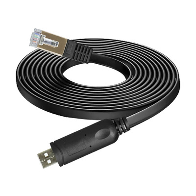 Cable De Consola Usb A Rj45 Adaptador Ethernet Lan 8p8c Plano Compatible Con Pc Laptop Router Slim Company Negro 1.8 Metros | MercadoLibre