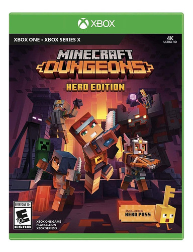 Minecraft Dungeons Hero Edition Xbox One/ Series X|s Físico