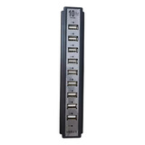 Hub X10 Puertos Entradas Alta Velocidad Usb 2.0 Concentrador