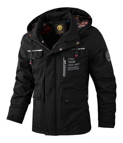 Parka Con Chaqueta Casual De Longitud Media