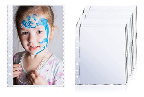 30 Hojas Protectoras Para Photocards Postcards Carpeta A5