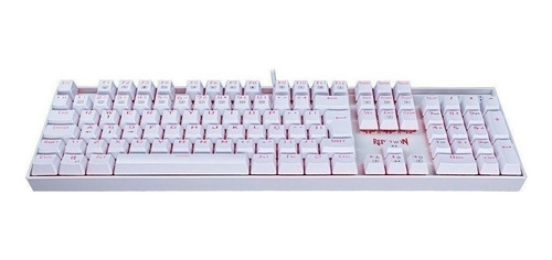 Teclado Mitra Redragon Single Color Mecanico Switch Blue