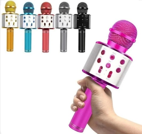 Microfono Inalambrico Karaoke Con Bocina Bluetooth Sippo Imp
