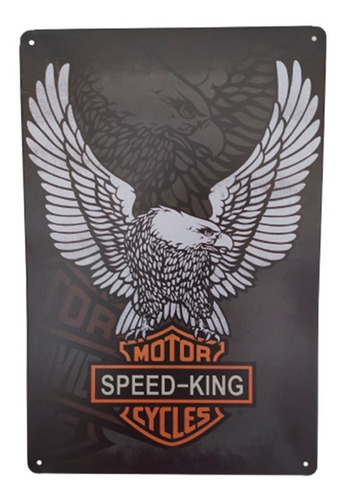 Placa Pequeña Motor Cycles Águila Moblihouse