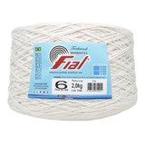 Barbante Fial  Cru 2kg - N.6