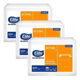 Kit 3 Pcts 3.000 Folhas Simples Toalha Classic Interfolhada
