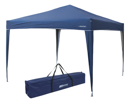 Tenda Gazebo Praia Sanfonado 3x3 M Trixx Nautika Azul 12x 