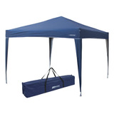 Tenda Gazebo Praia Sanfonado 3x3 M Trixx Nautika Azul 12x 