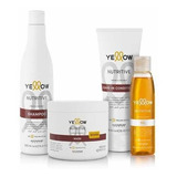 Kit Nutritive Yellow, Shampoo, Mask, Leave In Cond Y Aceite