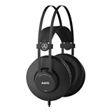 Fone De Ouvido Profissional Akg K52 Cabo P2 + Adaptador P10 Para Monitor E Retorno De Palco Músicos Áudio E Video