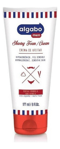 Shaving Cream Crema De Afeitar Barberia Algabo 177ml