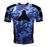 Hombrera De Rugby Mitre Premier Camuflaje Azul