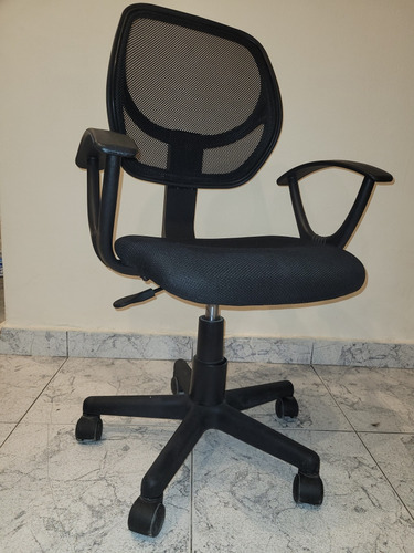 Silla Ejecutivo Respaldo Bajo Silla Escritorio Pc Mesh Negro