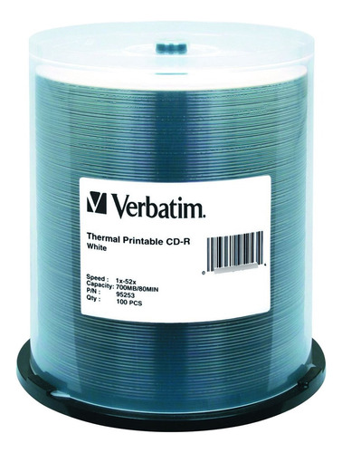 Verbatim Cd-r Speed 52x - 700mb/80min (300u)