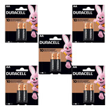 5x Cartela C/ 2 Pilha Aa Duracell Pequena 2a - Original 