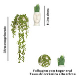 Kit 2 Arranjos- Vasos+ Plantas. Exclusivos. Artificiais