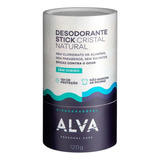 Desodorante Natural  Stick Crystal Sensitive Pedra 120g Alva
