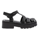 Sandália Feminina Flatform Petite Jolie Nancy Tratorada