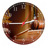 Relógio De Parede Direito Advocacias Decorar Gg 50 Cm 01