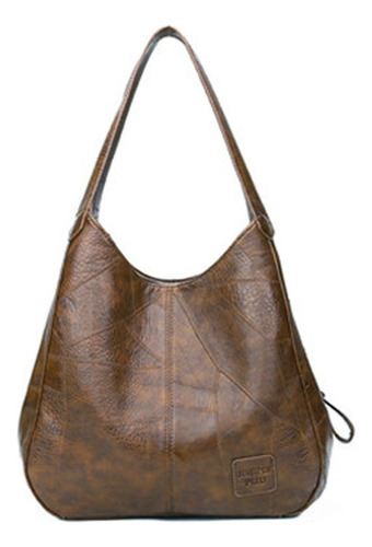 Bolso Cuero Suave Para Mujeres Con Múltiples Compartimentos