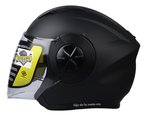 Casco Abierto Faseed Fs-735  - Negro Mate