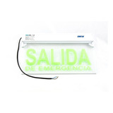 Cartel Led  Sica De Salida / Salida De Emergencia -autónomo 220v 